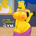 Hentai Simpsons com Margie dando buceta pro personal