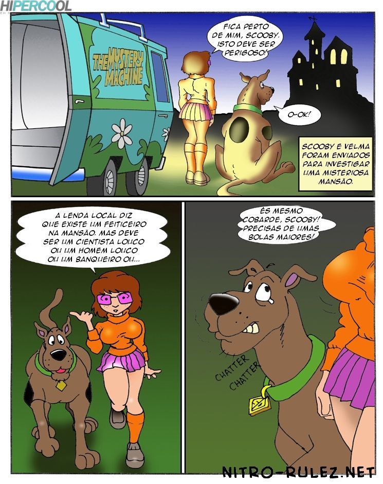 Scooby doo hentai - Velma pelada fazendo sexo com o cachorro